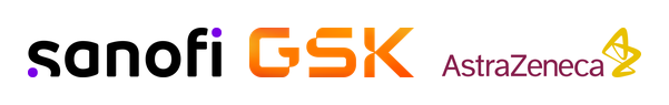 Logo Astra, GSK, Sanofi